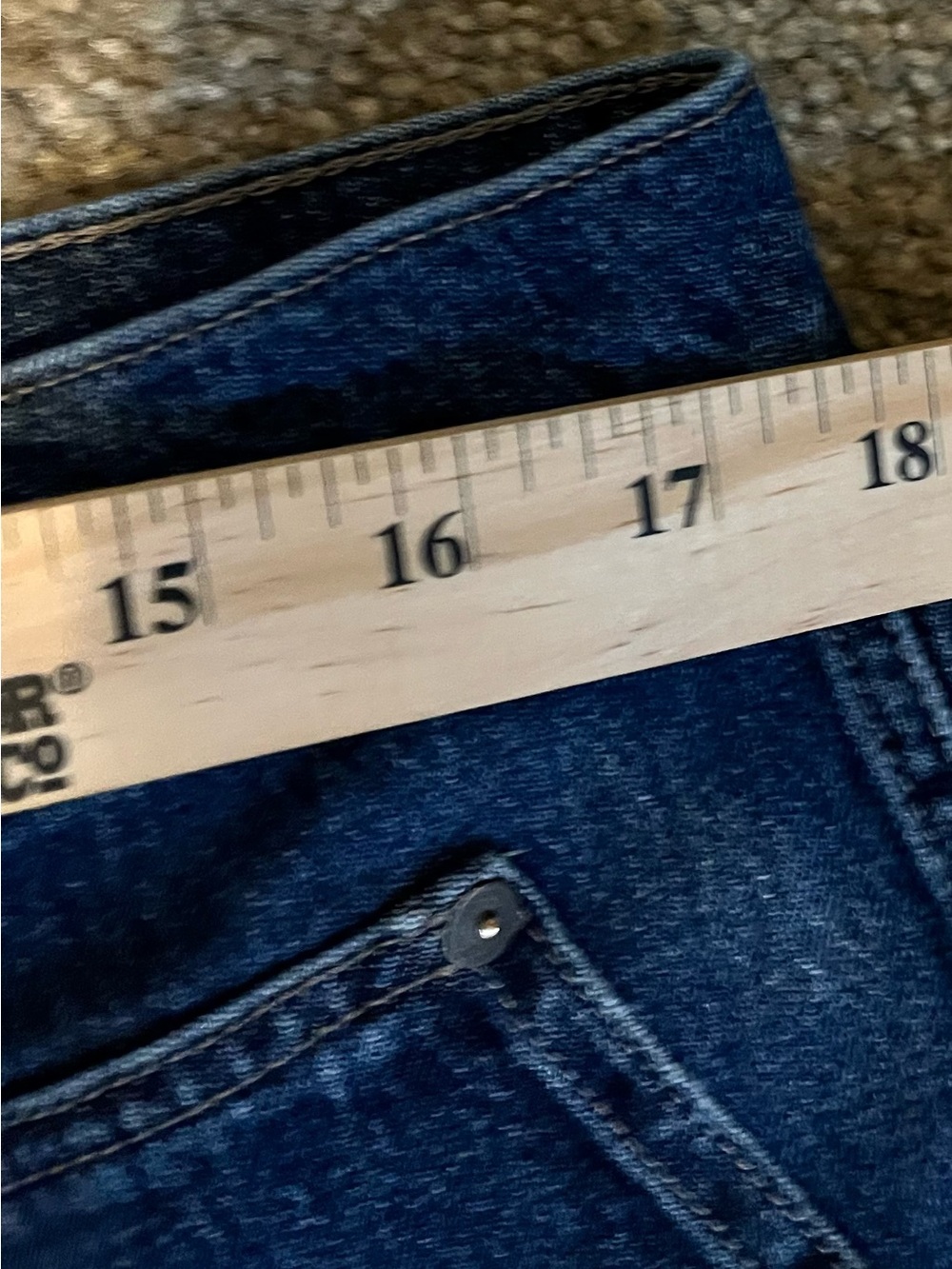 Madewell 11” High-Rise Flare Jeans size 14 - Picture 7 of 14